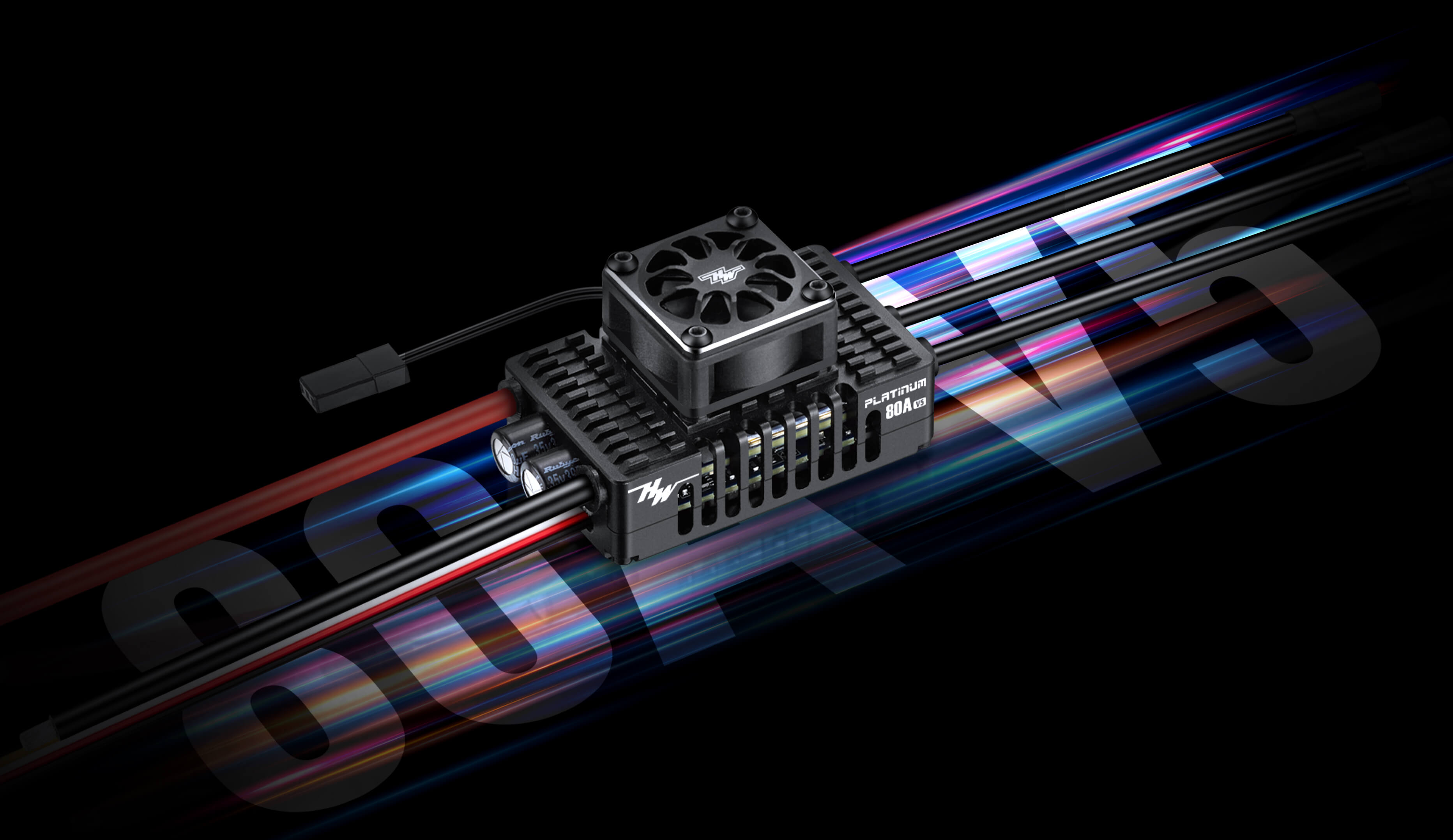 Platinum 80A V5 ESC Next-Level Cooling Performance for Demanding Flights