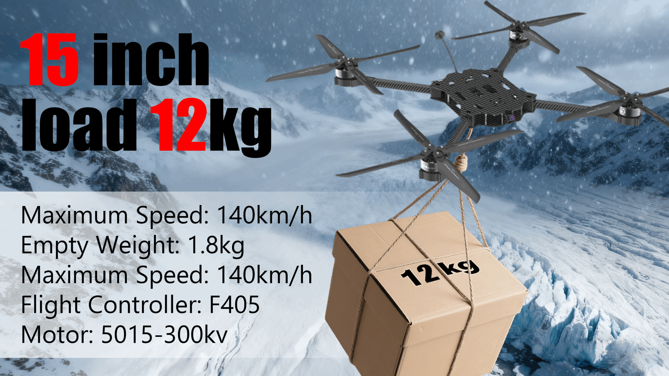 15 inch fpv