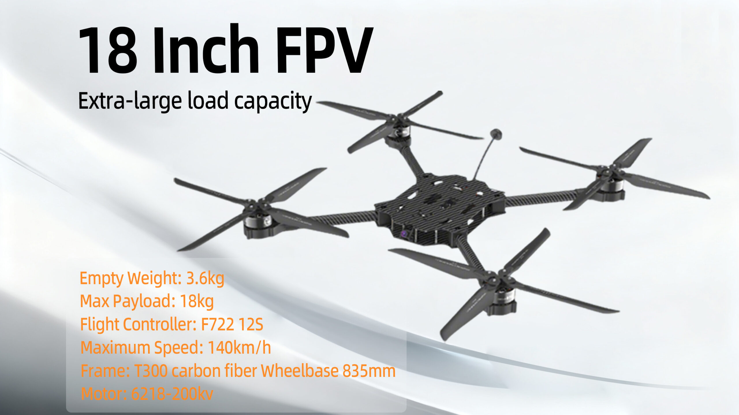 Pushing Boundaries In-Depth Test Review of the 18 Inch FPV Drone with Heavy Payload Capabilities
