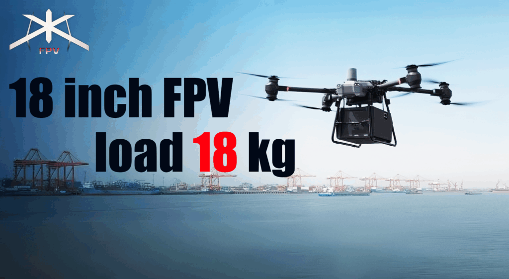 Discover the Ultimate Beast: 18-Inch FPV Drone for Heavy Payload Long-Range Missions