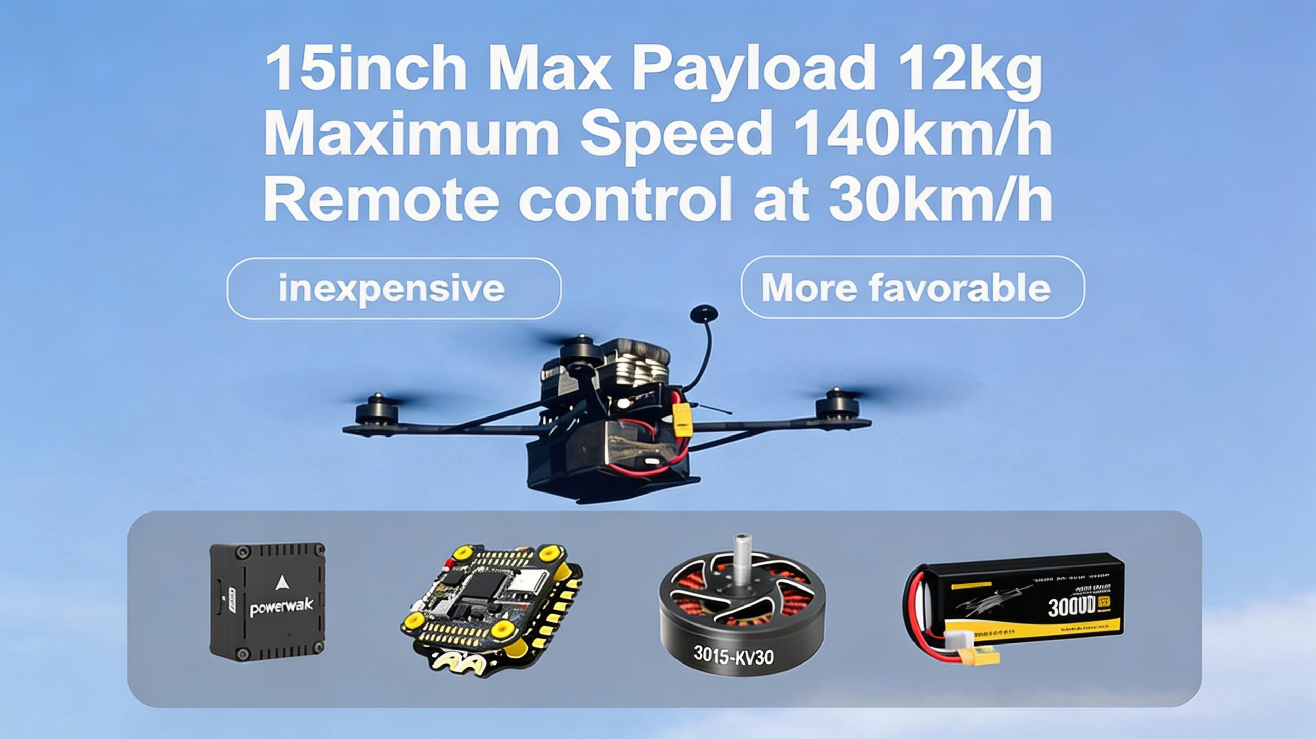 Harnessing Versatility: The 15-Inch Heavy-Load FPV Drone in Challenging Environments