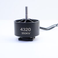 PiThrust 4320 350KV motor dimension drawing — stator 43×20mm, shaft 6mm, 12N14P configuration